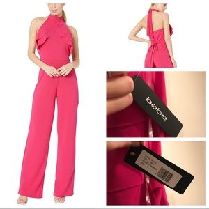 BRAND NEW NEVER WORN BERRY PINK JUMPSUIT
